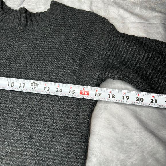 Pendleton Sweater Women Large Tight Knit Thick Heavy Black Winter Minimalist - Picture 5 of 5